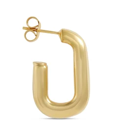 Toscano Large Half-Oval Hoops, 14K Yellow Gold Online