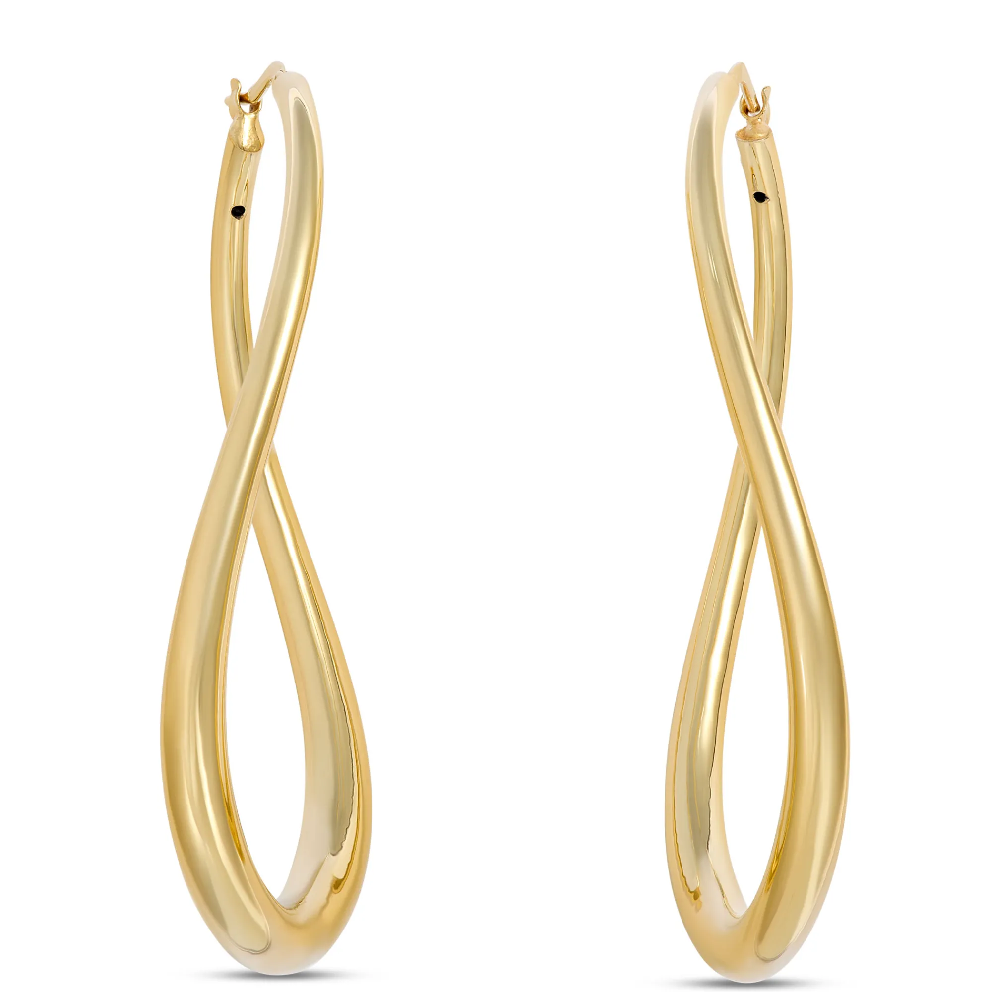 Toscano Large Oval Hoops, 14K Yellow Gold Discount