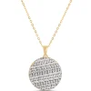 Toscano Laser Cut Compass Pendant, 14K Yellow Gold Discount