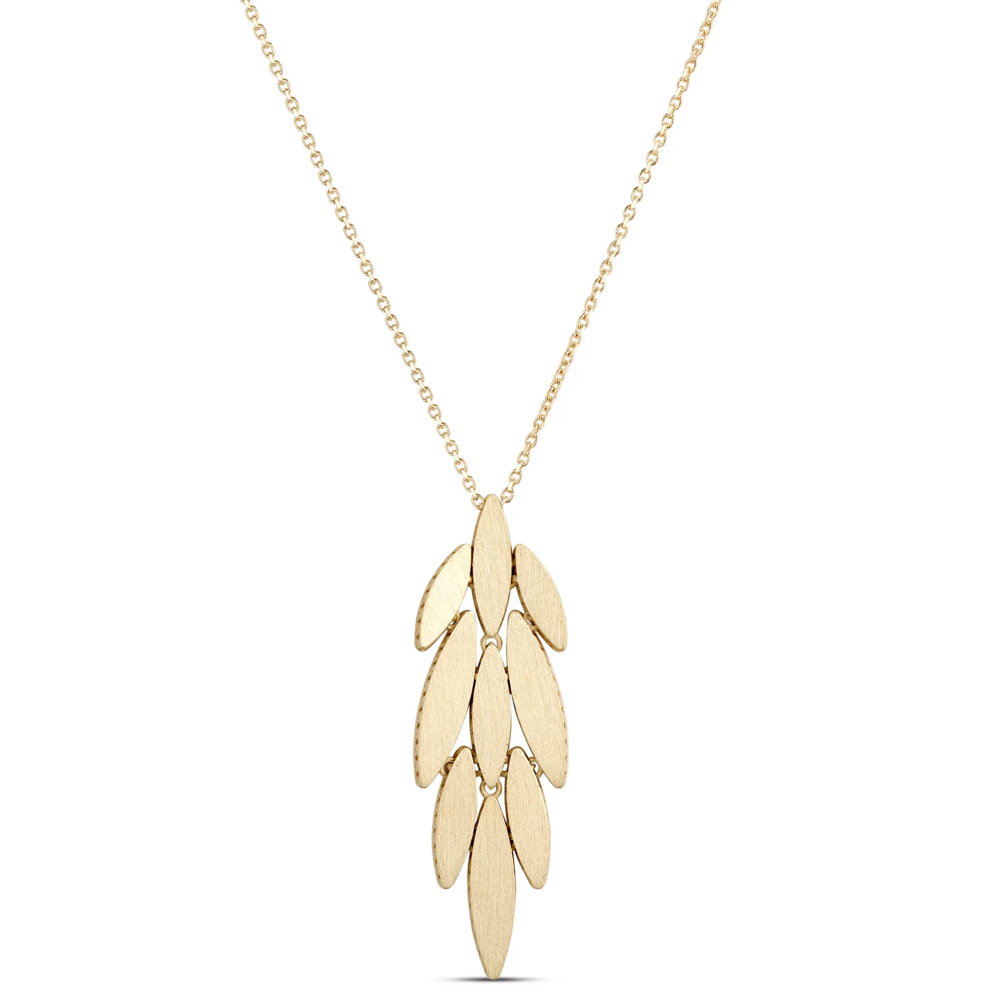 Toscano Marquise Cluster Pendant, 14K Yellow Gold Outlet
