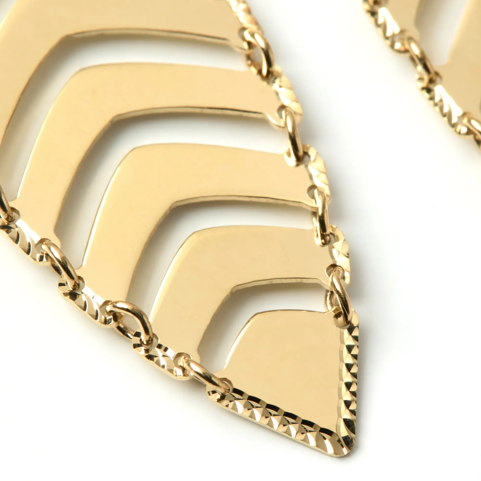 Toscano Marquise Shaped Drop Earrings, 14K Yellow Gold Sale