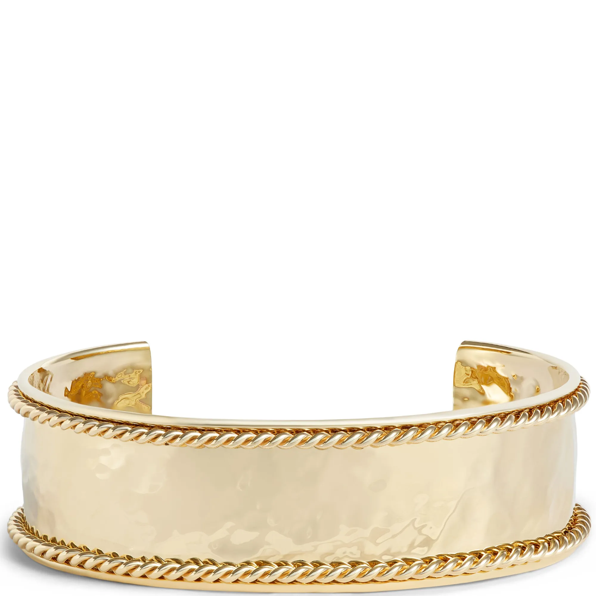 Toscano 20mm Beaded Cuff, 14K Yellow Gold Discount