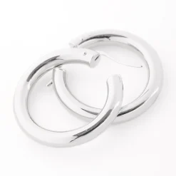 Toscano 27MM Hoop Earrings, 14K White Gold Sale