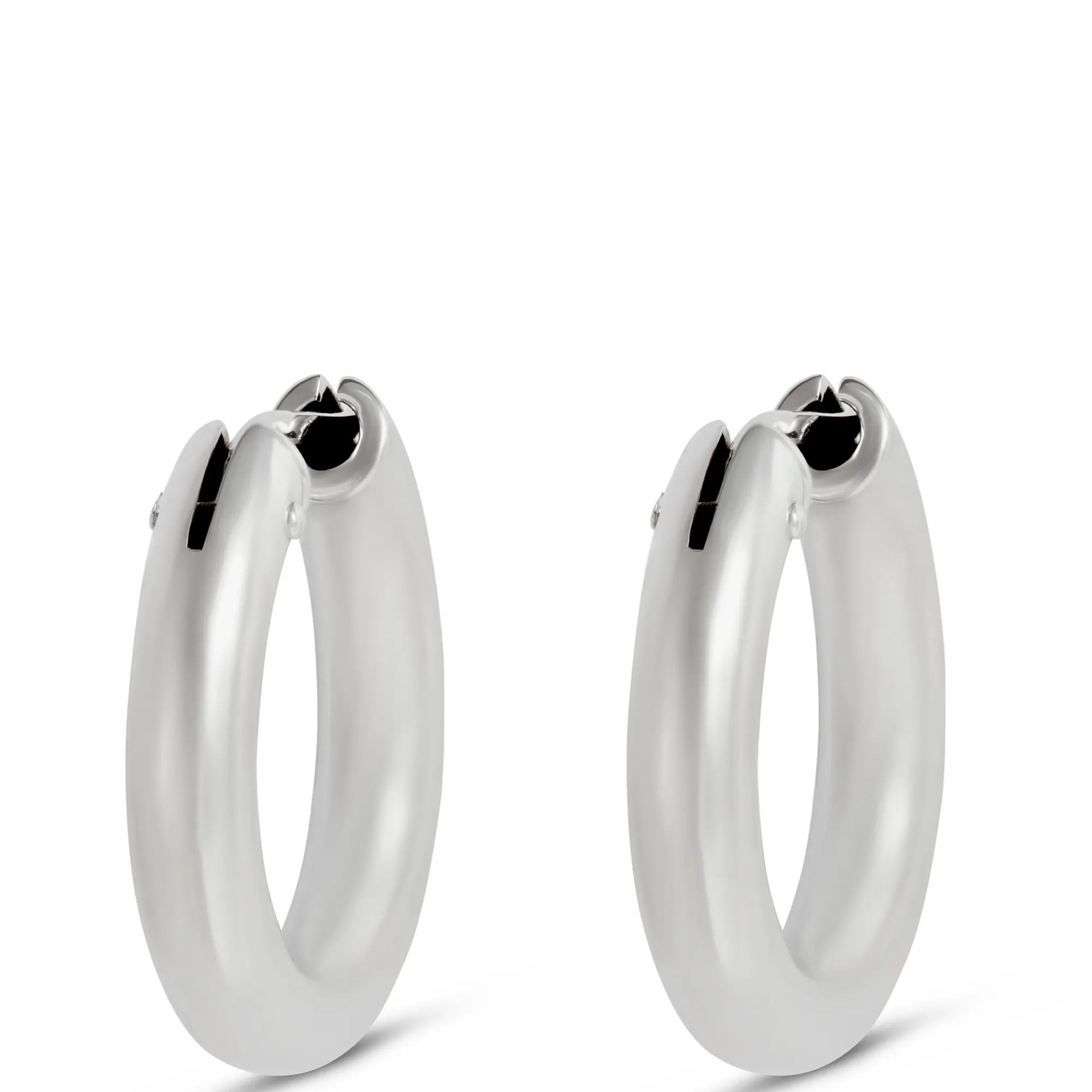 Toscano 21MM Hoop Earrings, 14K White Gold Sale