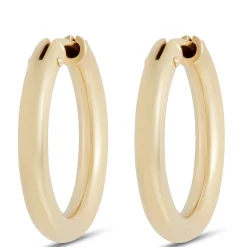 Toscano 27MM Round Hoop Earrings, 14K Yellow Gold Best