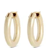 Toscano 21MM Round Hoop Earrings, 14K Yellow Gold Best