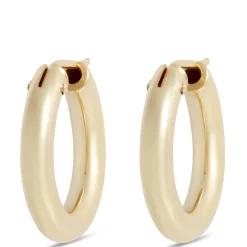 Toscano 21MM Round Hoop Earrings, 14K Yellow Gold Best