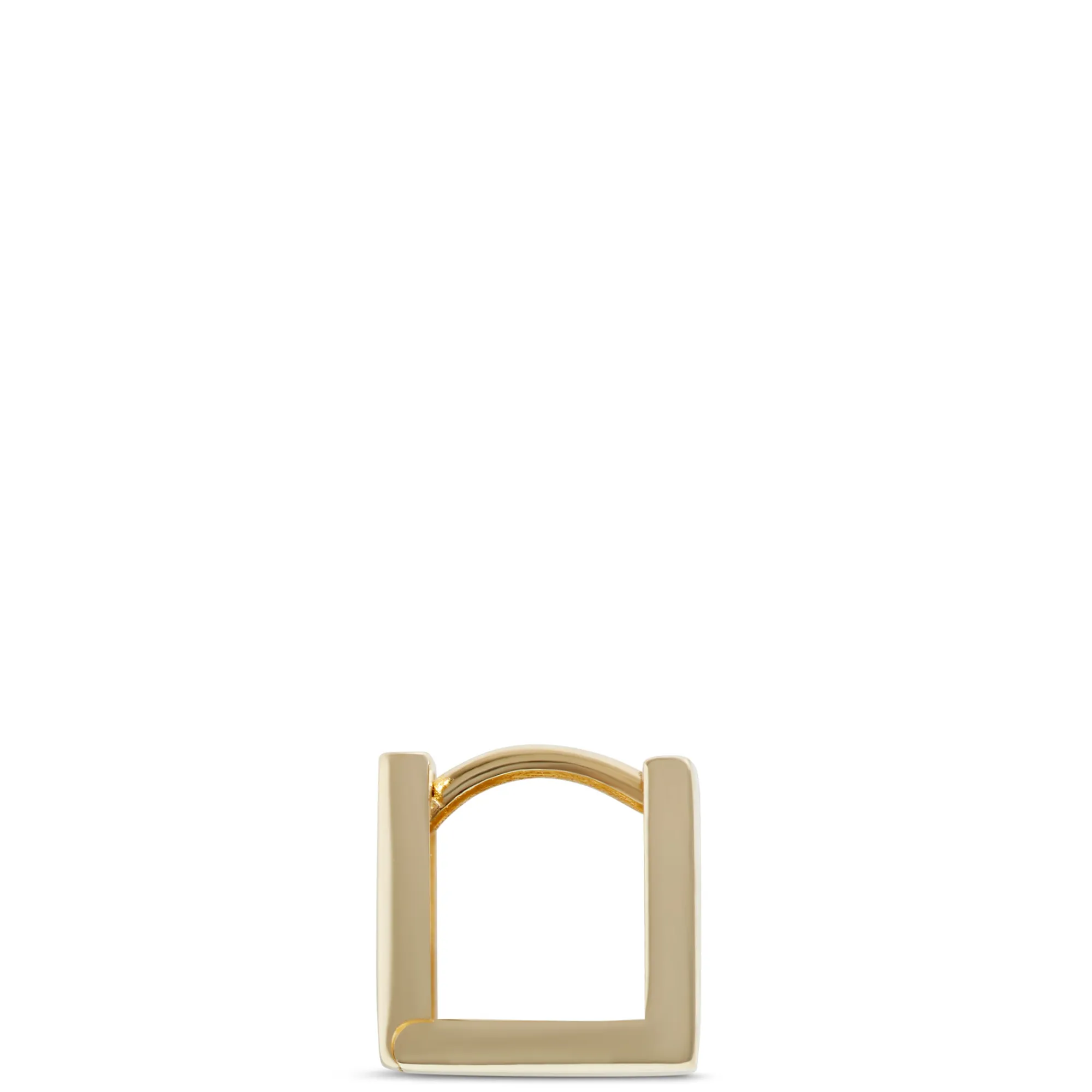 Toscano Necklace Square Hoop Earrings, 14K Yellow Gold Best
