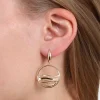 Toscano Open Circle Wave Earrings 14K Best