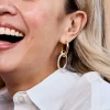 Toscano Oval Drop Diamond Earrings, 18K Yellow Gold Sale