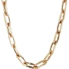 Toscano Oval Flat Links Neck Chain, 14K Yellow Gold Discount