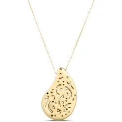Toscano Paisley Necklace, 14K Yellow Gold Discount