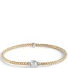 Toscano Stretchy Two-Tone Popcorn Link Bracelet, 14K Yellow Gold Online