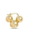Toscano Triple Ball Hoops, 14K Yellow Gold Outlet