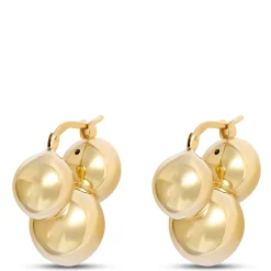 Toscano Triple Ball Hoops, 14K Yellow Gold Outlet