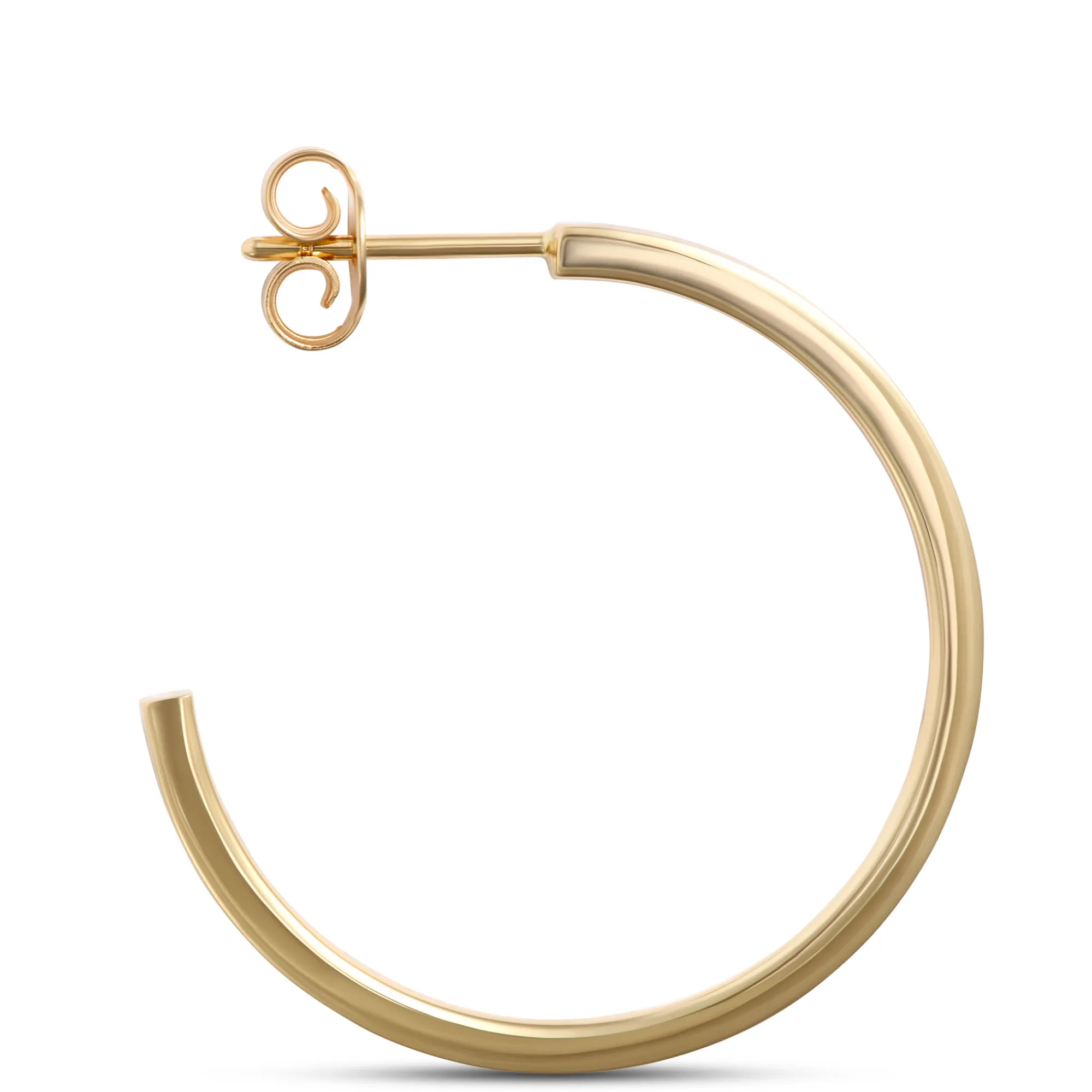 Toscano Turquoise Enamel Hoop Earrings, 14k Yellow Gold Discount