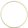 Toscano Turquoise Enamel Slip On Bangle, 14K Yellow Gold Hot
