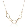 Toscano Twisted Oval Link Necklace 14K, 20" Discount