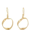 Toscano Twisted Ribbon Earrings, 14K Yellow Gold Hot