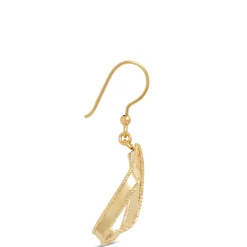 Toscano Twisted Ribbon Earrings, 14K Yellow Gold Hot