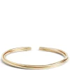 Toscano Twisted Wire Flexy Cuff, 14K Yellow Gold New