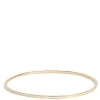 Toscano White Enamel Slip On Bangle, 14K Yellow Gold Sale