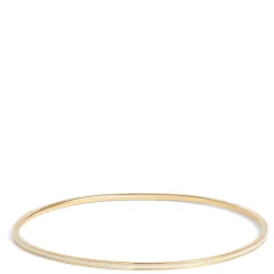 Toscano White Enamel Slip On Bangle, 14K Yellow Gold Sale