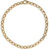 Toscano with Diamonds 18-Inch Oval Link Chain, 18K Yellow Gold Outlet