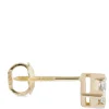 Trillion Diamond Studs, ⅕ Carat, in 14K Yellow Gold Best