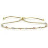 Roberto Coin Tri-Tone Beaded Bolo Bracelet 14K Best