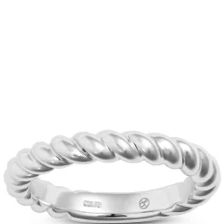 Twisted Band in Sterling Silver Hot