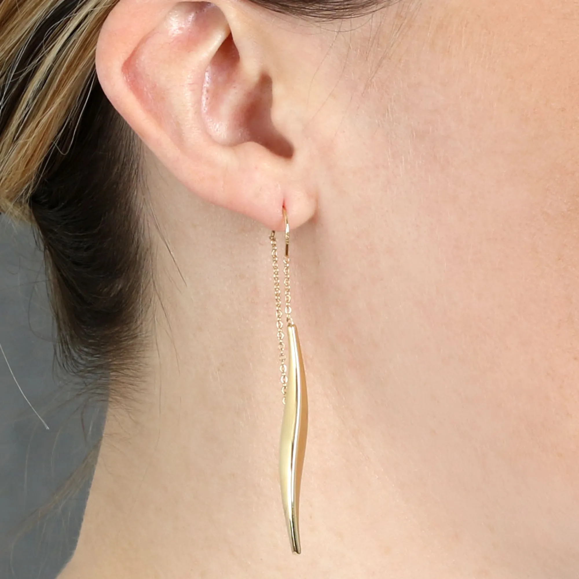 Twist Threader Earrings 14K Outlet