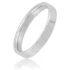 White Gold Polished Pipe Comfort Fit 3mm Band 18K Sale