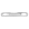 White Gold Polished Rounded Comfort Fit 3mm Band 18K Clearance