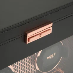 WOLF Axis Double Watch Winder With Storage Sale