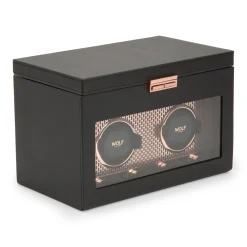 WOLF Axis Double Watch Winder With Storage Sale