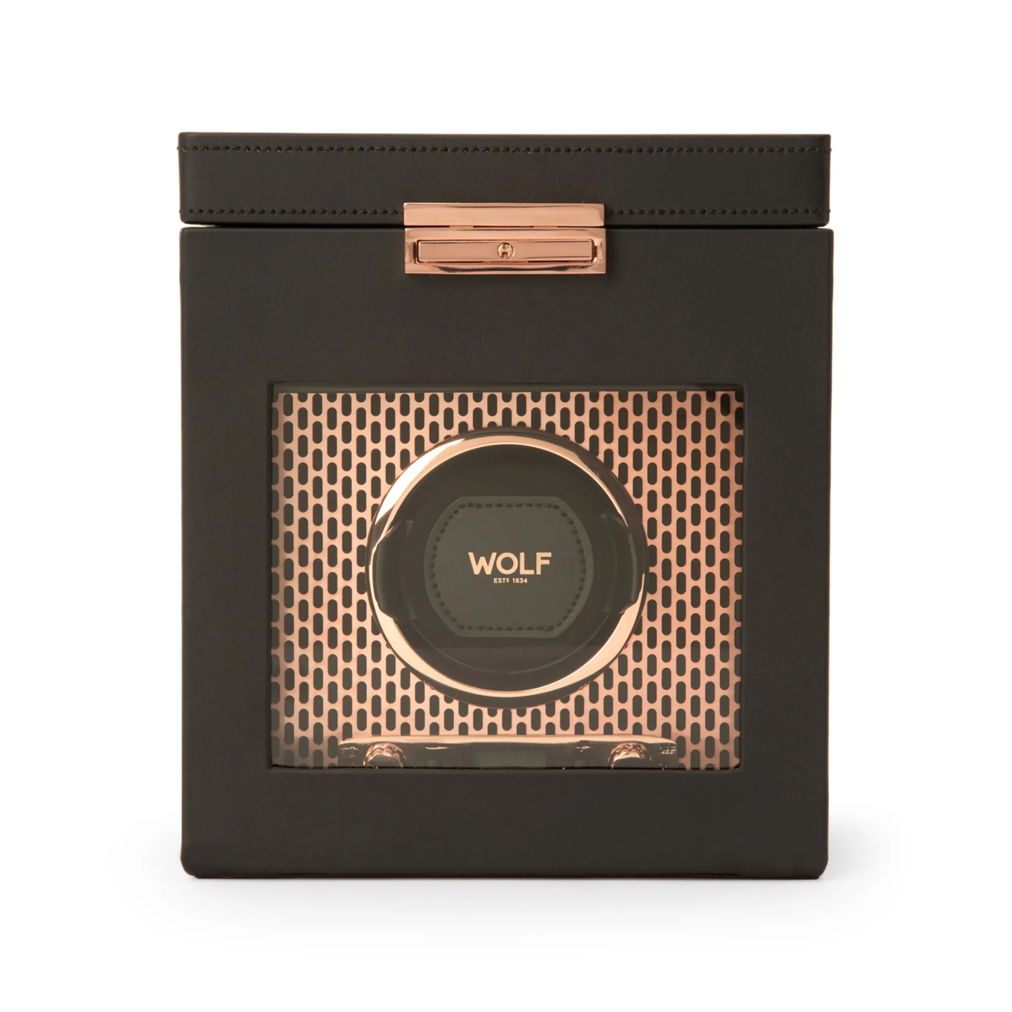 WOLF Axis Single Watch Winder With Storage Best
