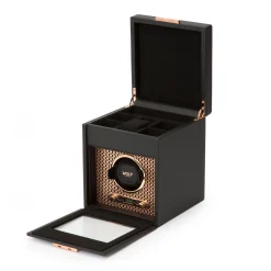 WOLF Axis Single Watch Winder With Storage Best