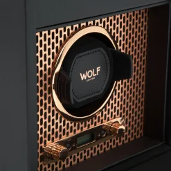 WOLF Axis Single Watch Winder With Storage Best