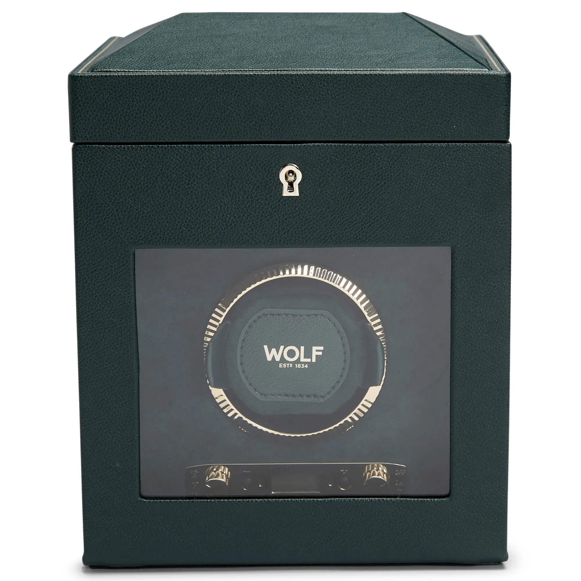 Wolf British Racing Single Watch Winder With Storage Best