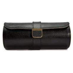 WOLF Palermo Double Watch Roll with Jewelry Pouch Clearance