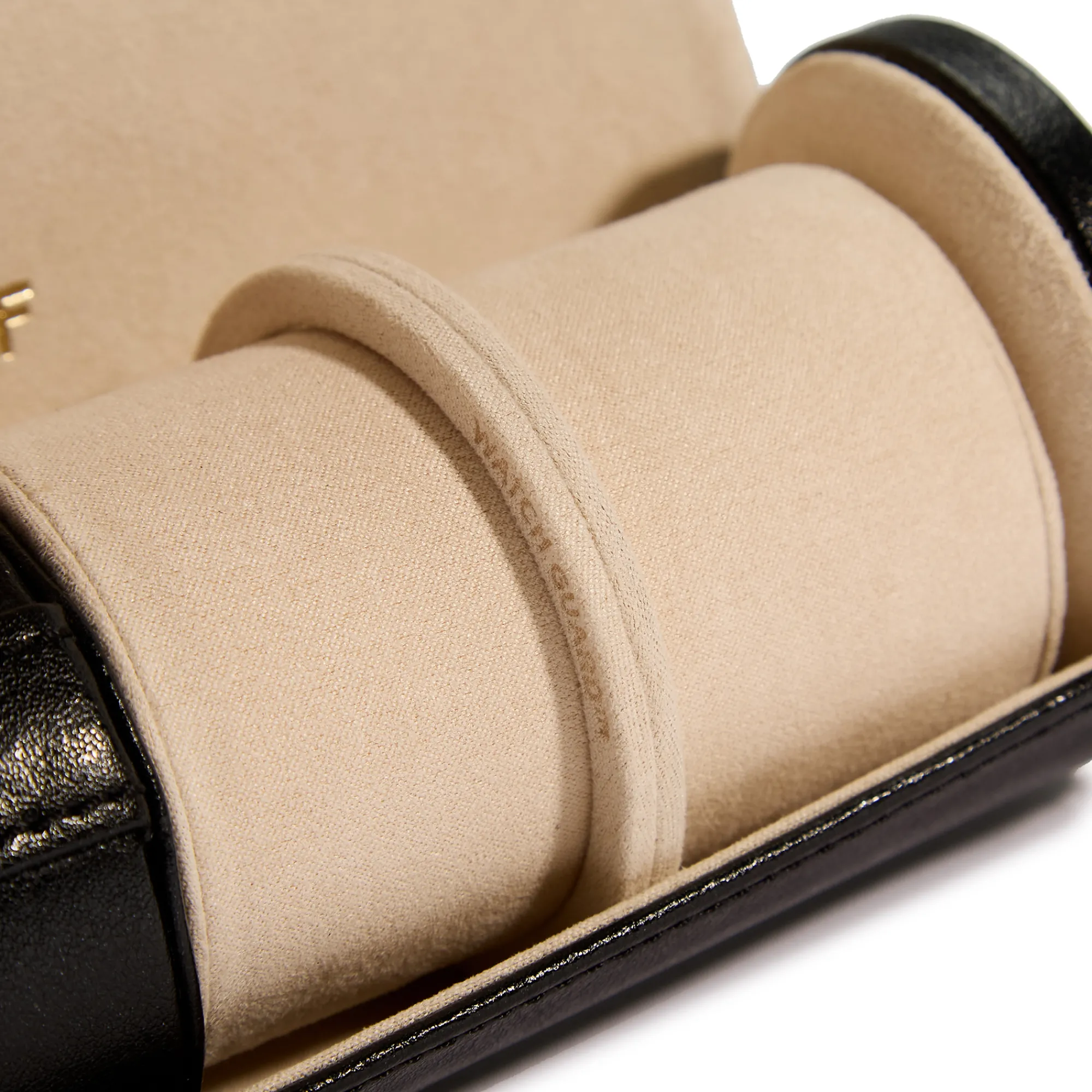 WOLF Palermo Double Watch Roll with Jewelry Pouch Clearance
