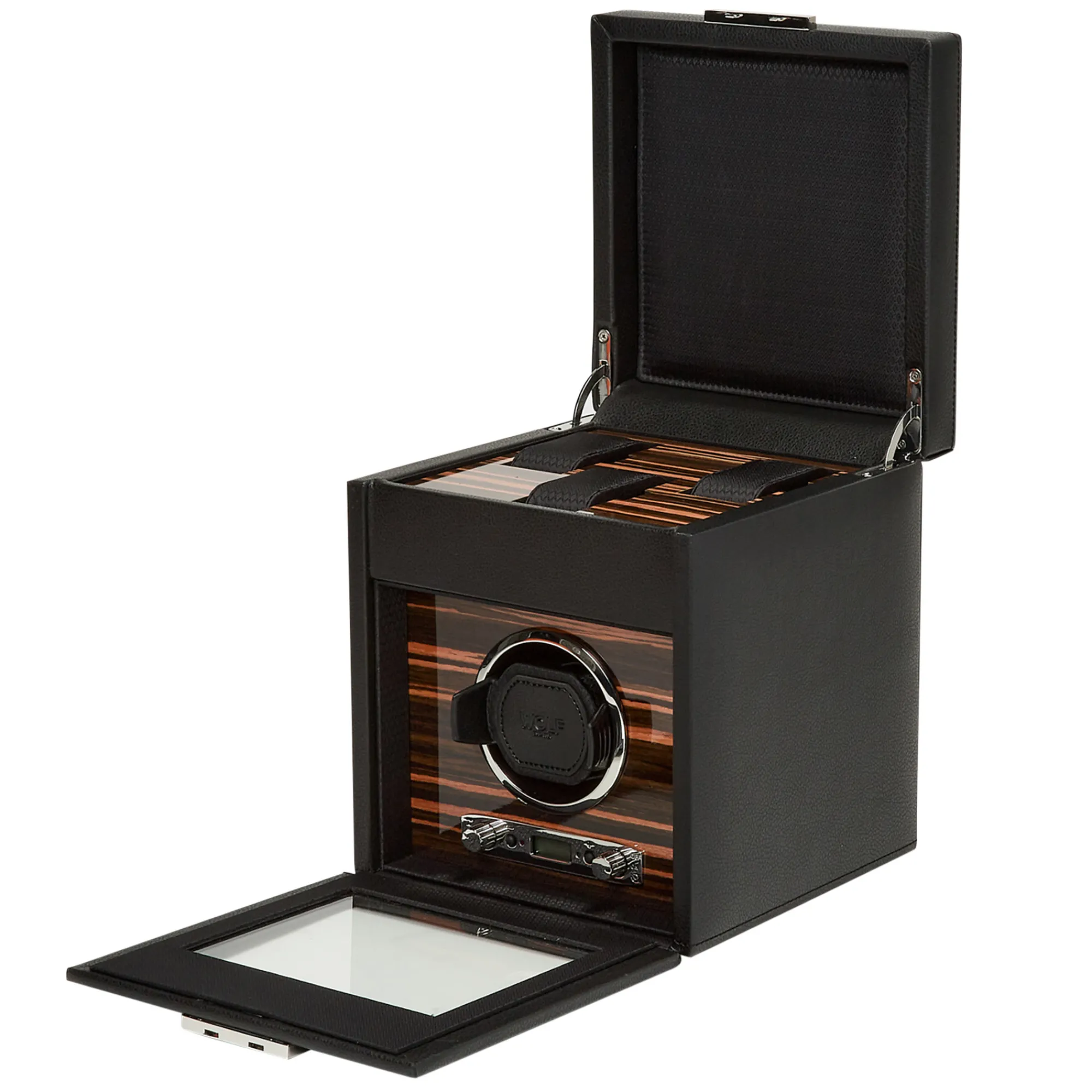 WOLF Roadster Single Watch Winder with Storage Clearance