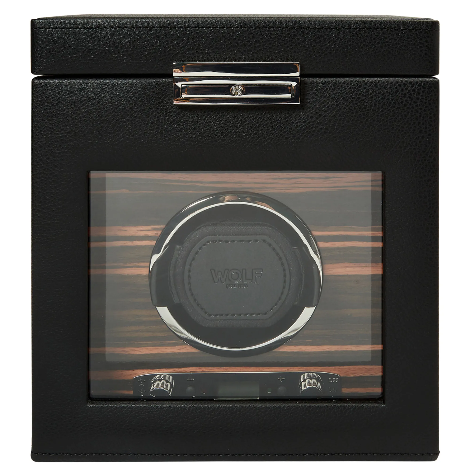 WOLF Roadster Single Watch Winder with Storage Clearance