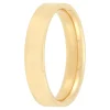 Yellow Gold Polished Pipe Comfort Fit 4mm Band 14K