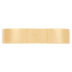 Yellow Gold Polished Pipe Comfort Fit 5mm Band 14K Best
