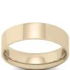 Yellow Gold Polished Pipe Comfort Fit 6mm Band 14K New