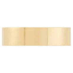 Yellow Gold Polished Pipe Comfort Fit 6mm Band 18K Outlet