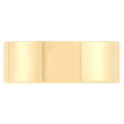 Yellow Gold Polished Pipe Comfort Fit 8mm Band 18K Clearance