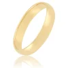 Yellow Gold Polished Rounded 4mm Band 18K Online
